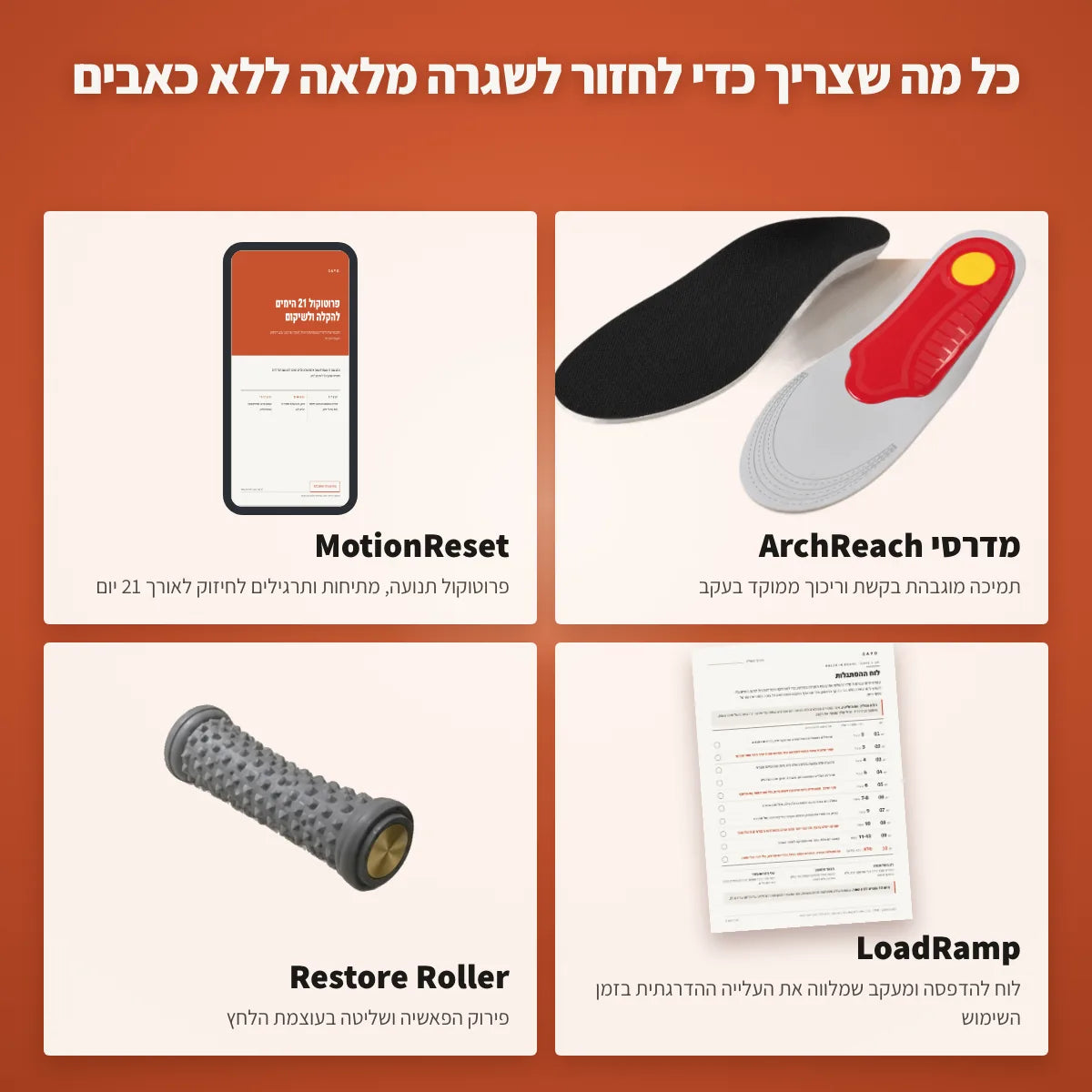 כל רכיבי מערכת LoadReset 21