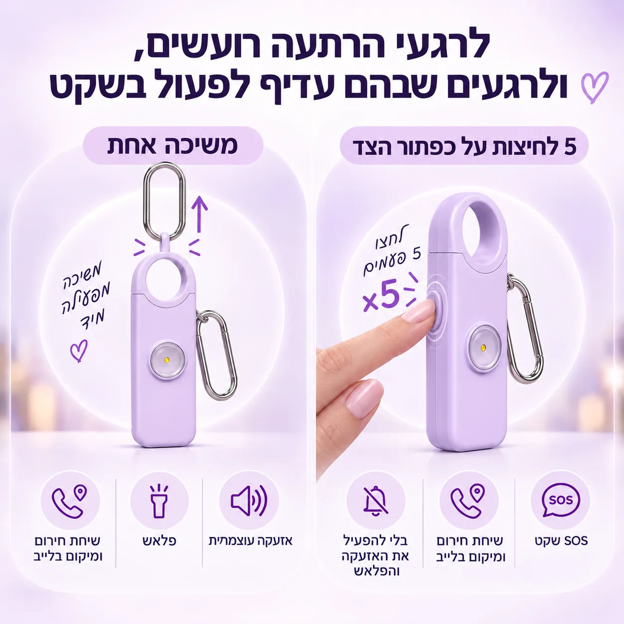 לרגעי הרתעה רועשים, ולרגעים שבהם עדיף לפעול בשקט