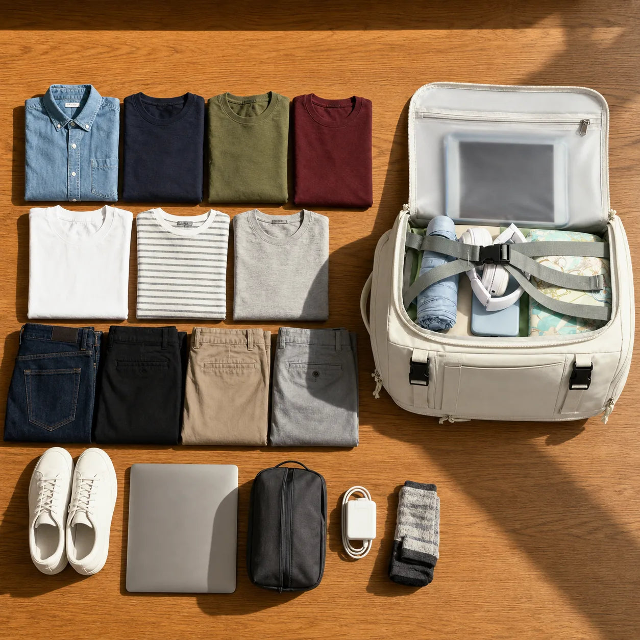 n10 flatlay